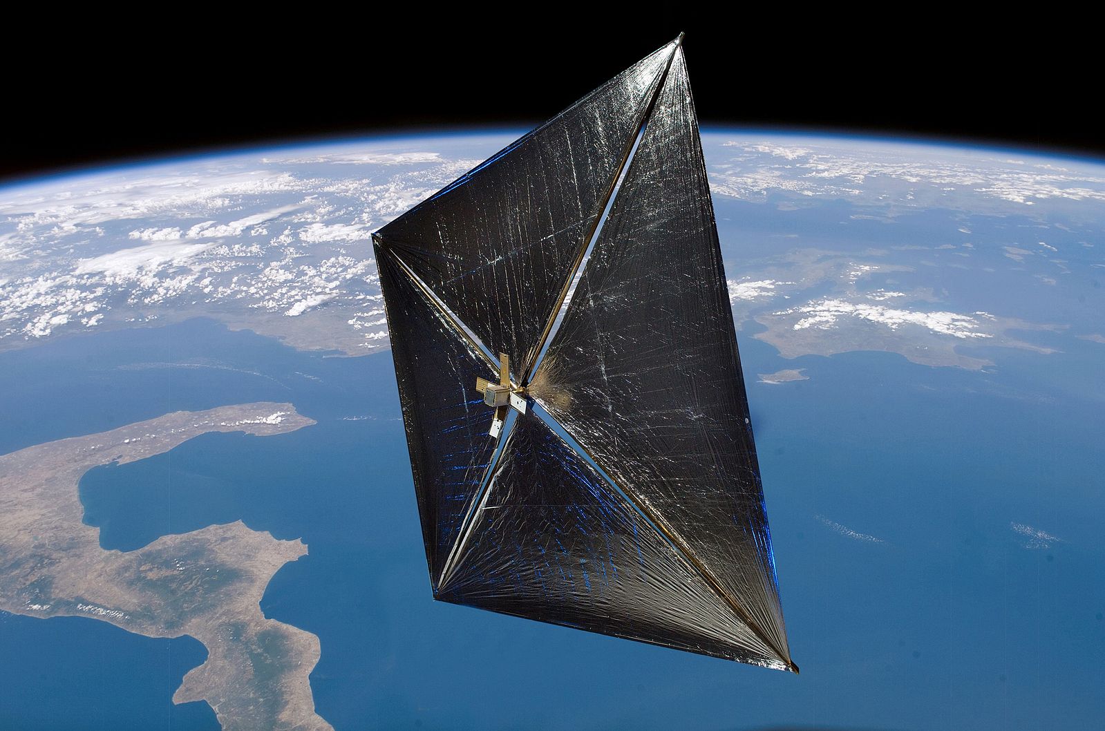 NanoSail-D_in_orbit_-artist_depiction-